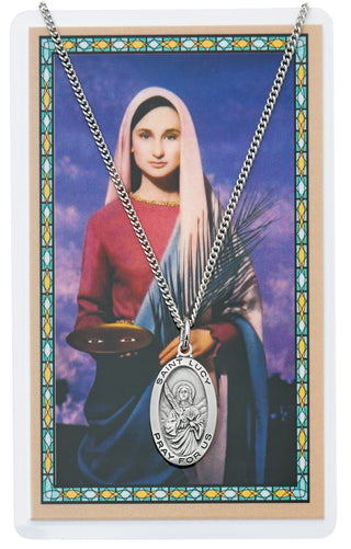 St Lucy Prayer Card Set