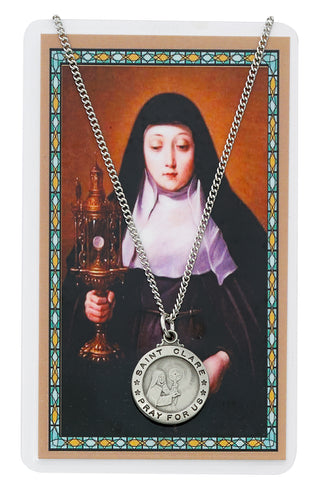 St Clare Prayer Card Set