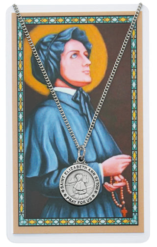 St Eliz Ann Seton Praycard Set