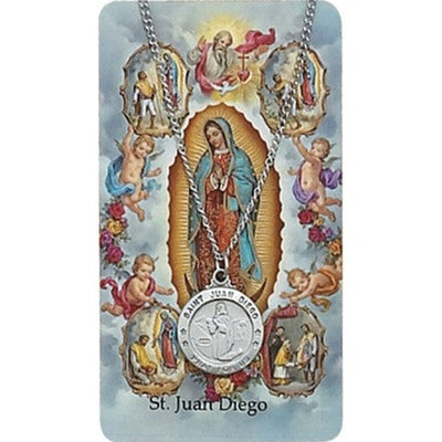 St Juan Diego Prayer Card Set