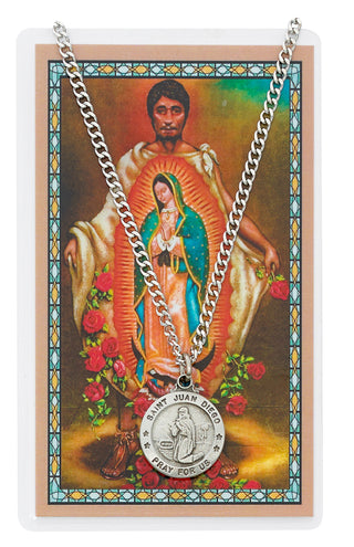 St Juan Diego Prayer Card Set