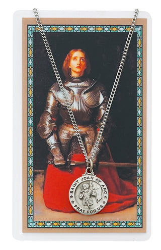 St Joan Of Arc Prayer Card Set