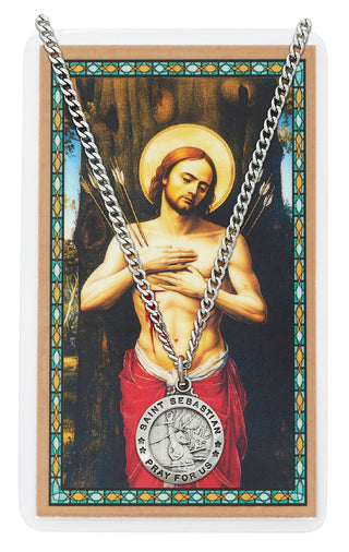 St Sebastian Prayer Card Set