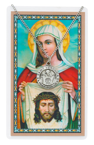 St Veronica Prayer Card Set