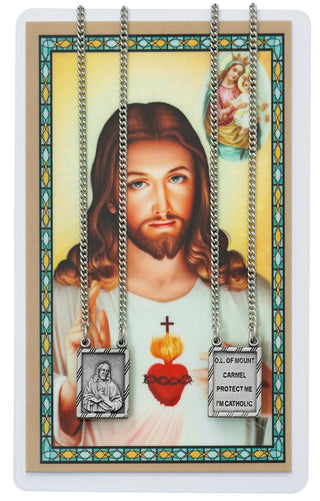 Scapular Pendant & Prayer Card