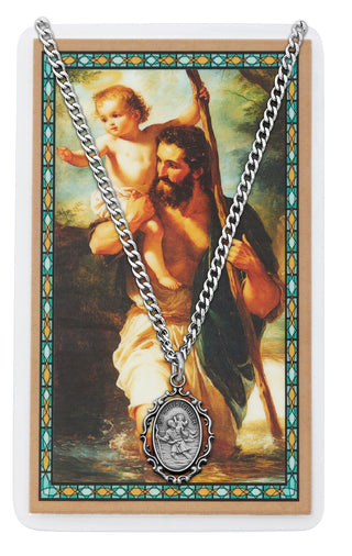 St Christopher Prayer Card Set