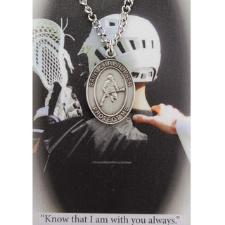 Boys Lacrosse Prayer Card Set