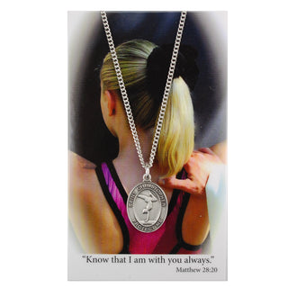 Girls Gymnastics Pray Card Set