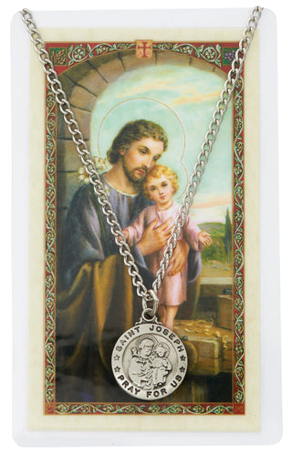 St Joseph Spanish Holy Prayer Card