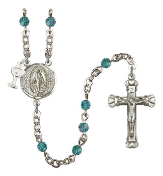 Silver-Plated 4mm Scapular Rosary
