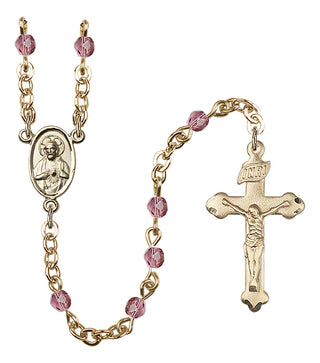 Gold-Plated 4mm Scapular Rosary