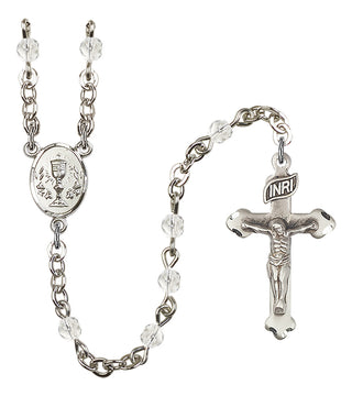 Silver-Plated 4mm Chalice Rosary