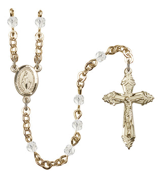 Gold-Plated 4mm Miraculous Rosary