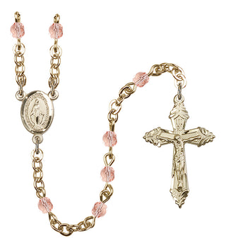 Gold-Plated 4mm Miraculous Rosary