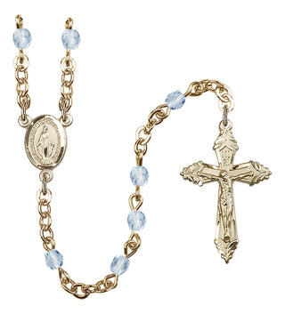 Gold-Plated 4mm Miraculous Rosary