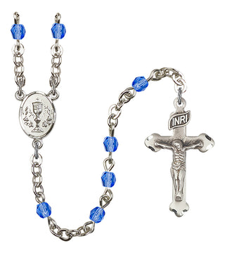 Silver-Plated 4mm Chalice Rosary