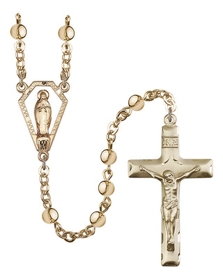 Gold-Plated 5mm Miraculous Rosary