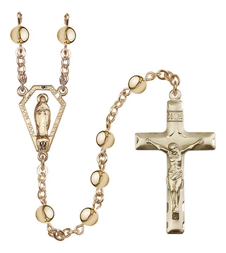Gold-Plated 6mm Miraculous Rosary