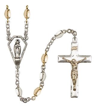 Two-Tone GF/SS 5x7mm Miraculous Rosary