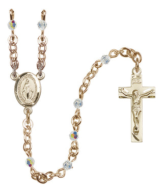 Gold-Plated 3mm Miraculous Rosary