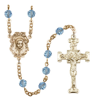 Gold-Plated 6mm Madonna Rosary