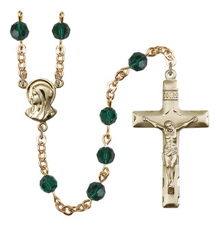 Gold-Plated 6mm Madonna Rosary