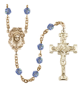 Gold-Plated 6mm Madonna Rosary