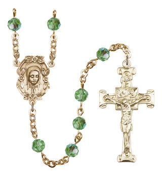 Gold-Plated 6mm Madonna Rosary