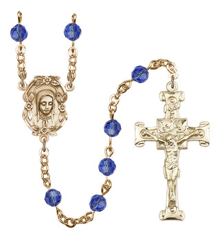 Gold-Plated 6mm Madonna Rosary
