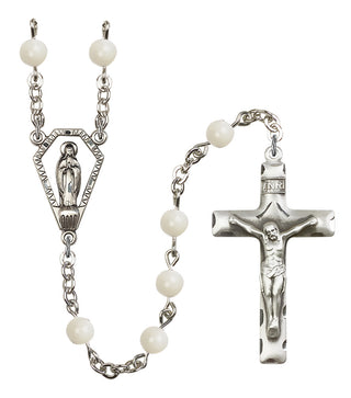 Silver-Plated 6mm Miraculous Rosary