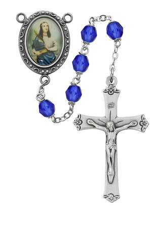 St Cecilia Rosary - Engravable
