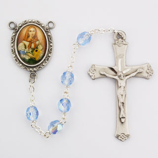 St Dymphna Rosary Engravable