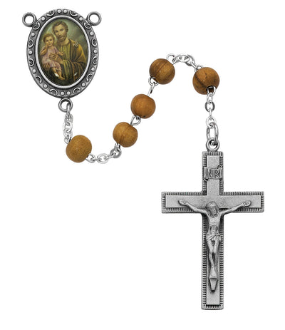 St Joseph Rosary - Engravable