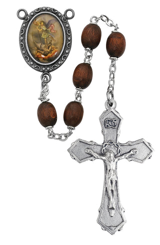 St Michael Rosary Engravable