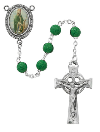 St Patrick Rosary - Engravable