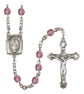 Silver-Plated 6mm Miraculous Rosary