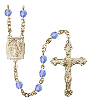 Gold-Plated 6mm Miraculous Rosary