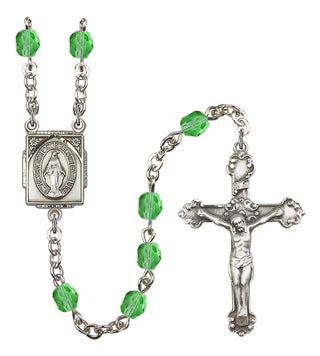 Silver-Plated 6mm Miraculous Rosary