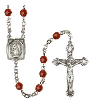Silver-Plated 6mm Miraculous Rosary