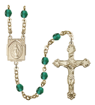 Gold-Plated 6mm Miraculous Rosary