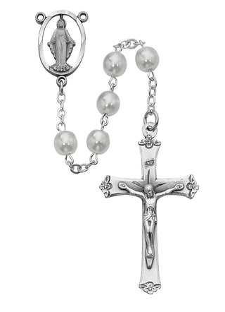 White Pearl Rosary