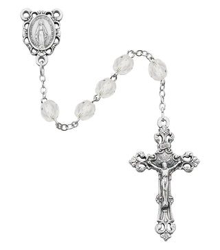 6MM Crystal April Rosary
