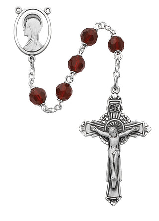 7MM Garnet Tincut Rosary