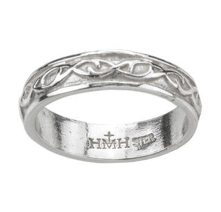 Sterling Silver Crown of Thorns Ring Size 7
