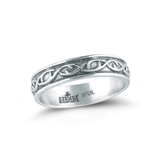 Sterling Silver Crown Of Thorns Ring Size 8