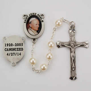 Blue Pearl Shell Baby Rosary Box