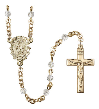 Gold-Plated 4mm Miraculous Rosary