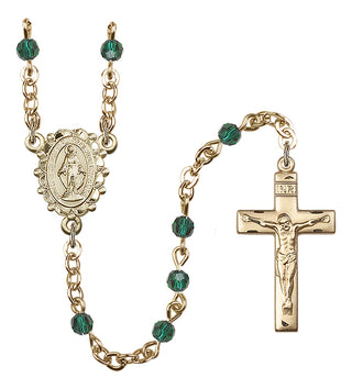 Gold-Plated 4mm Miraculous Rosary