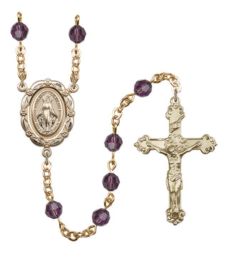 Gold-Plated 6mm Miraculous Rosary
