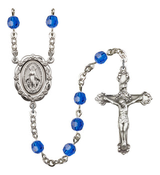 Silver-Plated 6mm Miraculous Rosary